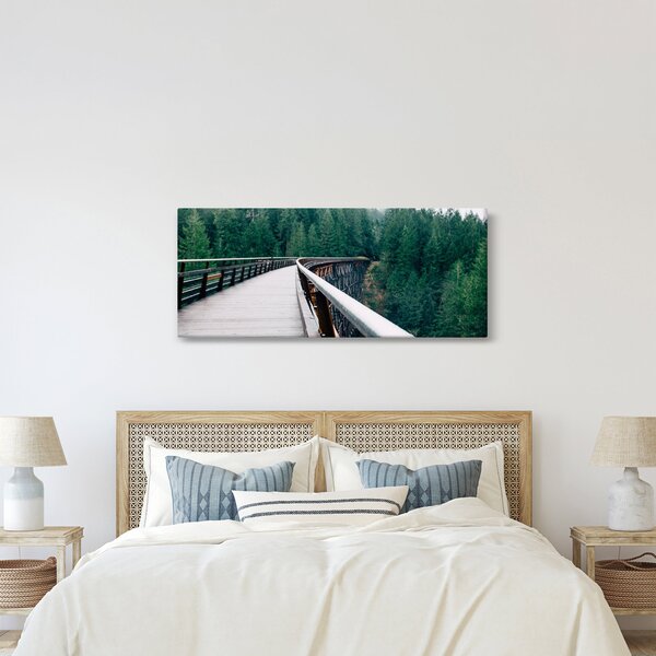 Tablou - Pod spre vârfurile copacilor (120x50 cm)