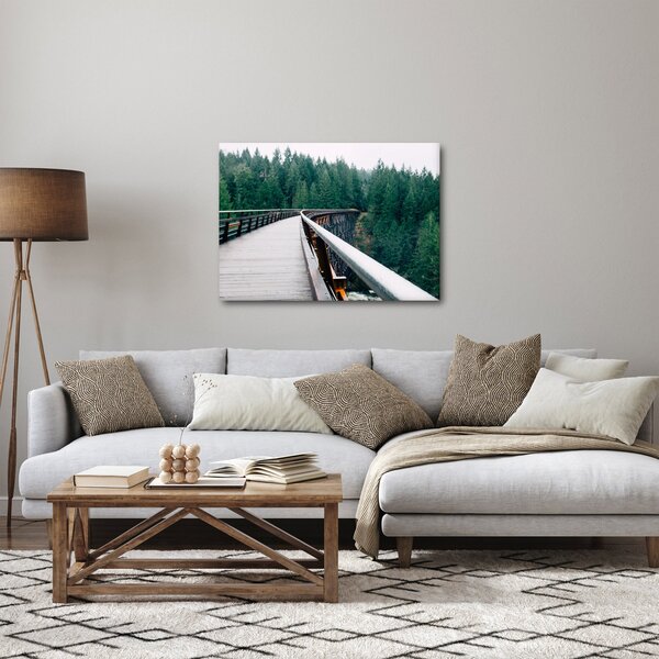 Tablou - Pod spre vârfurile copacilor (70x50 cm)