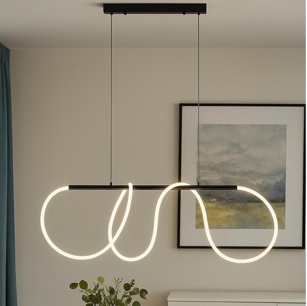 Lustră LED pe cablu FLEXI LED/45W/230V 4000K, negru