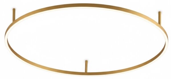 Ideal Lux - Plafonieră LED ORACLE SLIM LED/37W/230V 4000K diam. 70 cm, auriu