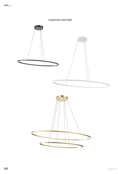 Redo 01-3340 - Lustră LED LEO pe cablu, cu intensitate reglabilă, 67W/230V, albă