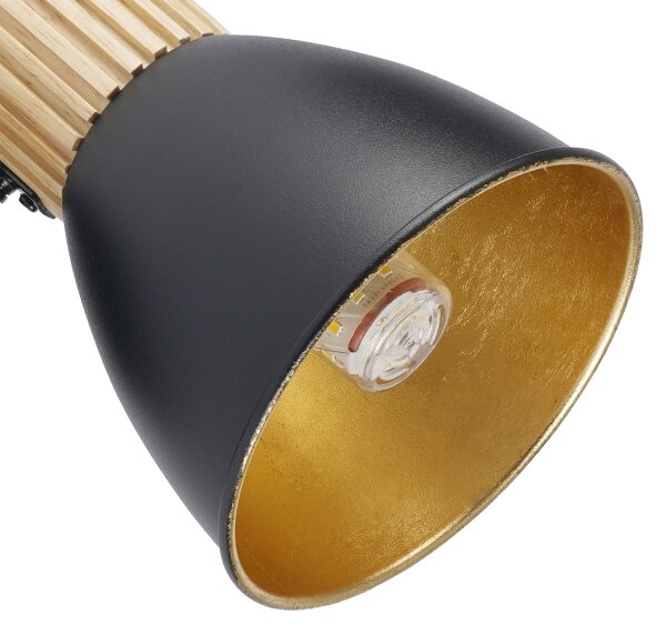 Brilagi - Aplica de perete tip spot ODENSE 1xE14/10W/230V, lemn/negru