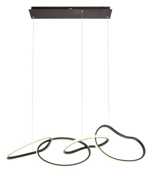 Redo 01-3390 - Candelabru LED reglabil pe cablu BIAS LED/90W/230V, negru