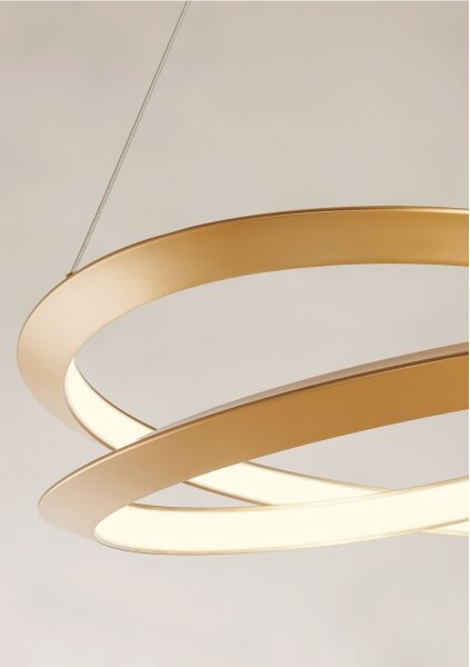 Redo 01-3377 - Lustră LED dimabilă pe cablu STORM LED/60W/230V, aurie