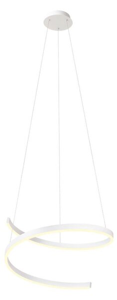 Redo 01-4013 - Pendul LED reglabil pe cablu SCROLL LED/38W/230V, alb