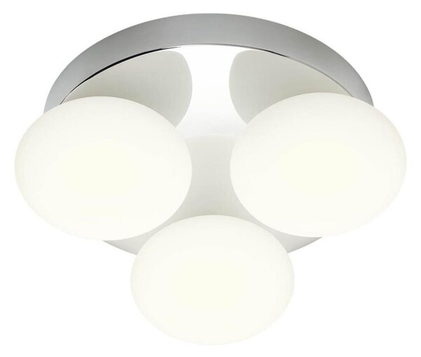 Redo 01-4306 - Plafonieră LED pentru baie OVUM, 3 x 5 W, 230 V, IP44, crom