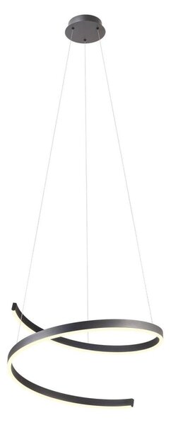 Redo 01-4015 - Lustră LED dimabilă suspendată pe cablu SCROLL LED/38W/230V neagră