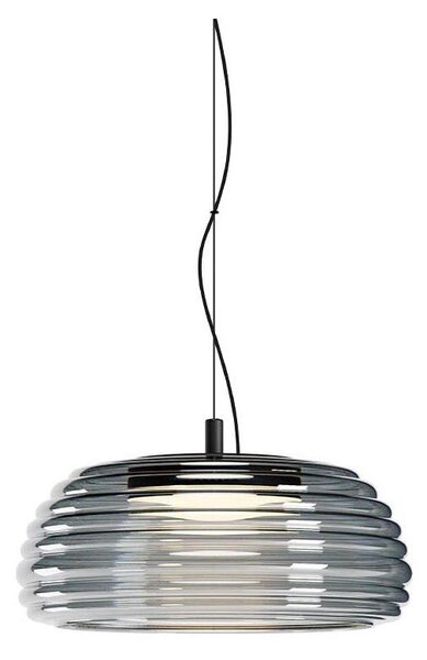Redo 01-4541 - Lustră LED dimabilă pe cablu ONDULA LED/12W/230V negru/fumuriu
