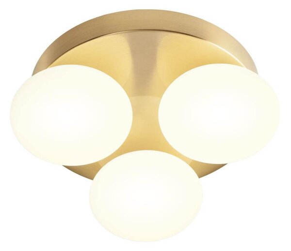 Redo 01-4307 - Plafonieră LED pentru baie OVUM 3xLED/5W/230V IP44 alamă