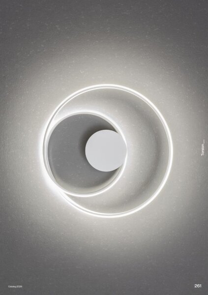 Redo 01-4354 - Aplica de perete LED reglabilă TORSION LED/30W/230V, alb