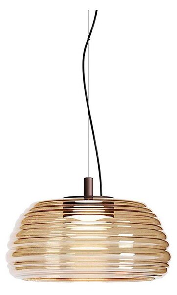 Redo 01-4540 - Lustră LED dimabilă pe cablu ONDULA LED/12W/230V bej/fumuriu