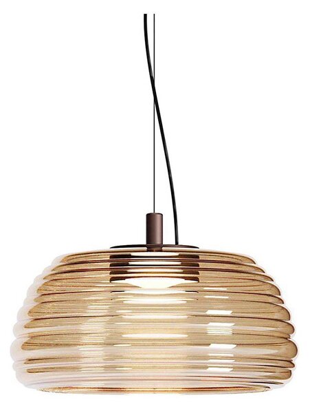 Redo 01-4542 - Lustră LED dimerizabilă pe cablu ONDULA, 16W/230V, bej/fumuriu