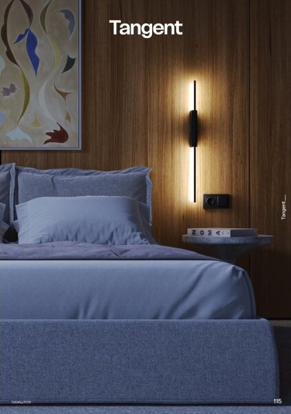 Redo 01-4673 - Aplica LED de perete TANGENT LED/6W/230V CRI 90 negru