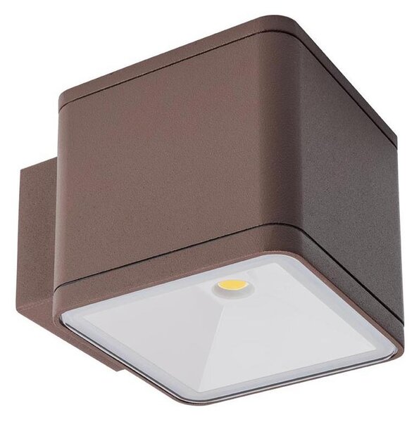 Redo 9080 - Aplica de exterior BETA LED/6W/230V 3000K IP54 maro