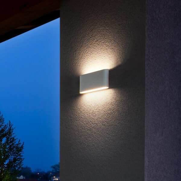 Redo 9622 - Aplica LED de exterior KLIPPE LED/13W/230V 3000K IP54 alb