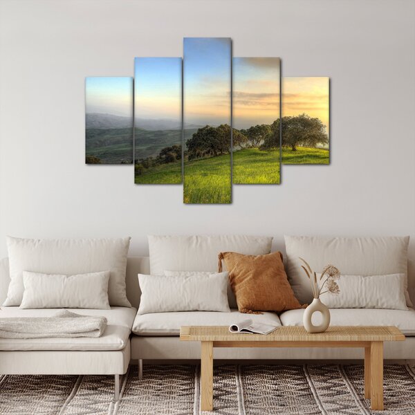 Tablou - Privire de pe deal (150x105 cm)
