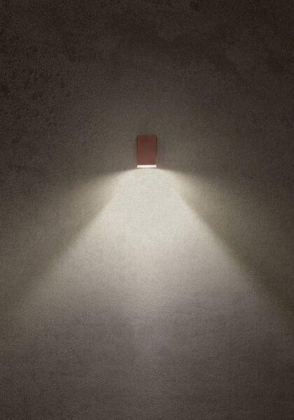 Redo 90528 - Aplica de perete LED pentru exterior BRIO, 6W, 230V, 3000K, IP54, maro