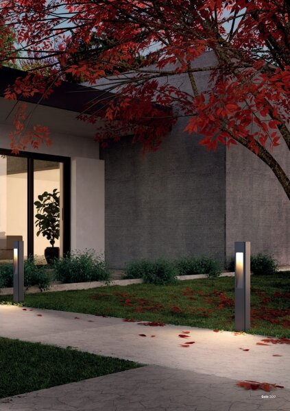 Redo 90672 - Lampă de exterior SOLO, 1 x GU10, 35 W, 230 V, 70 cm, IP65, antracit