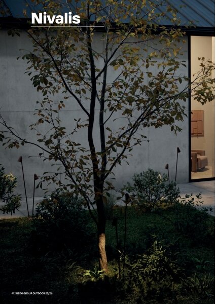 Redo 90713 - Lampă LED de exterior NIVALIS 2xLED/6,9W/230V 3000K 110 cm IP65 verde