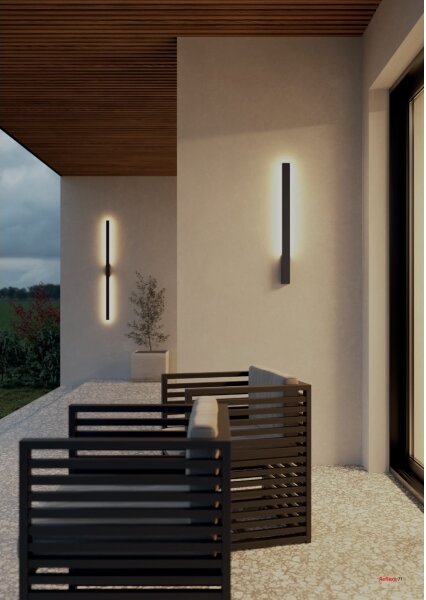Redo 90872 - Aplică de perete pentru exterior REFLEXA LED/6W/230V IP54, neagră