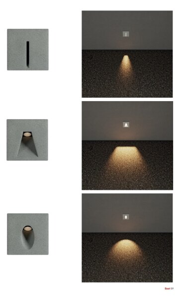 Redo 91199 - Lampă de orientare LED pentru exterior BAST LED/2,5W/230V IP65 gri
