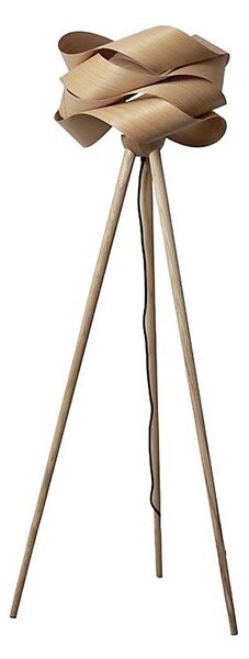 Lampă de podea din lemn, 1xE27/60W/230V, lemn masiv/furnir/frasin