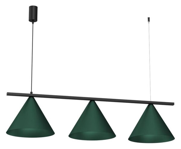 Lustră pe cablu CAPITAL 3xGX53/15W/230V, verde
