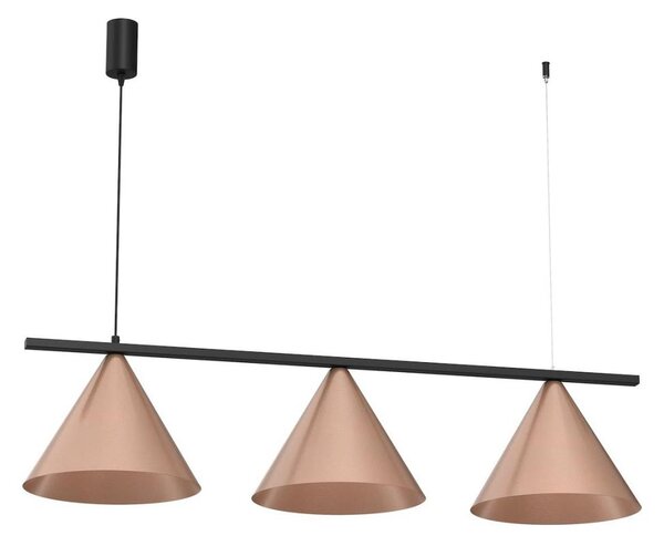Suspensie pe cablu CAPITAL, 3x GX53, 15 W, 230 V, aur roz