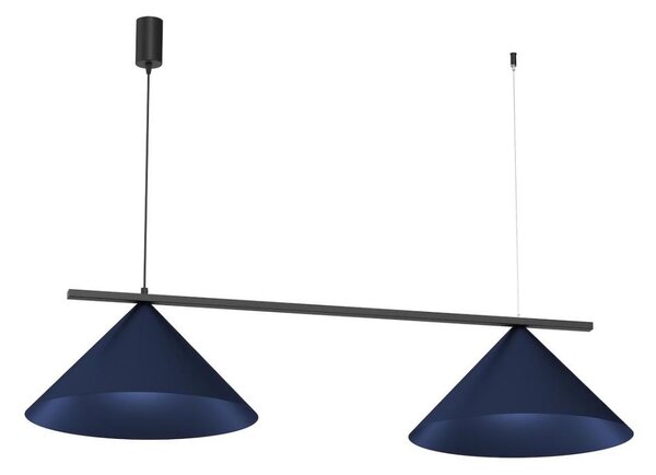 Lustră suspendată pe cablu CAPITAL 2xGX53/15W/230V, albastră