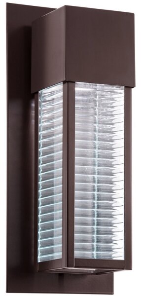 Aplică LED de exterior SOREL 1xGU10/7W/230V IP44 maro Kichler KL-SOREL2-M-LED