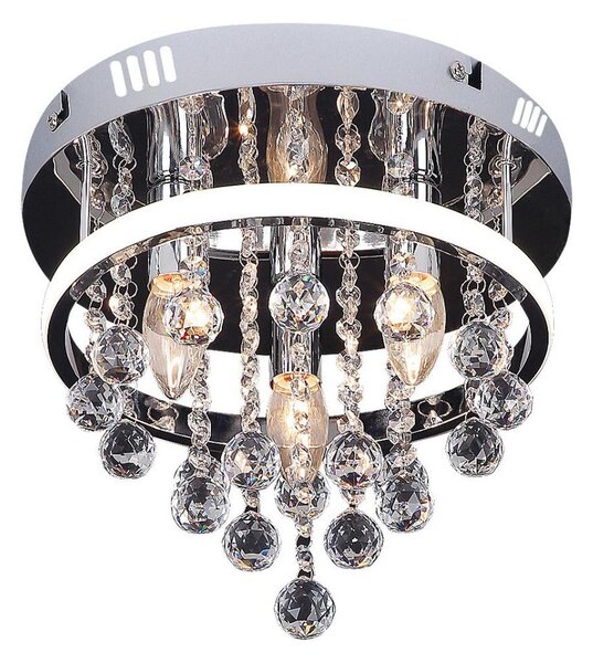 Rabalux 2236 - Lustră aplicată cu cristale PALLAS LED/20W/230V + 3xE14/40W