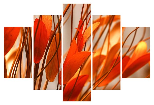 Tablou - Frunze înflorite (150x105 cm)