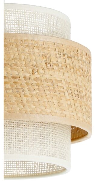 Candelabru pe cablu BOHO 3xE27/60W/230V iută/crem