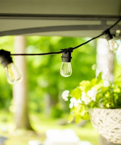 Lanț decorativ de exterior MIMOSA 20xE27/1,3W/230V IP44 10m