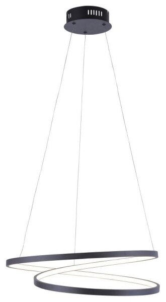 Lustră LED dimabilă pe cablu ROMAN LED/30W/230V neagră Paul Neuhaus 2472-18