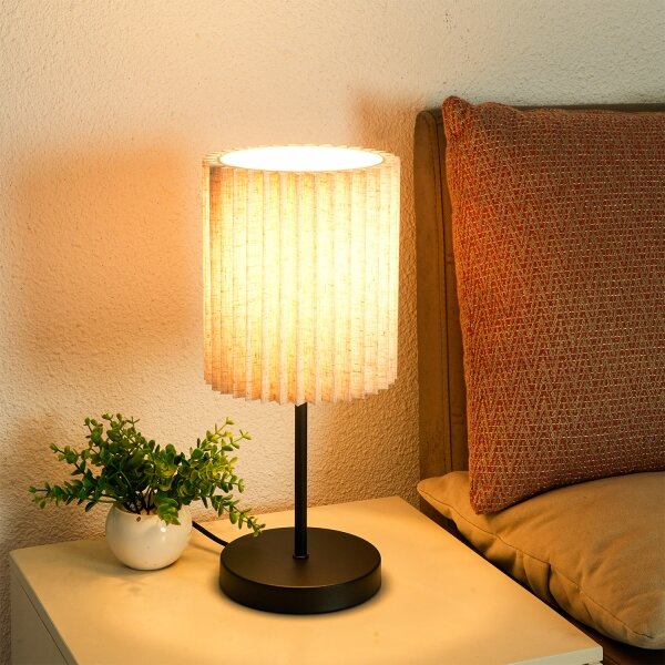 Brilagi - Lampă de masă NORDIC WAVE 1xE27/15W/230V in/negru