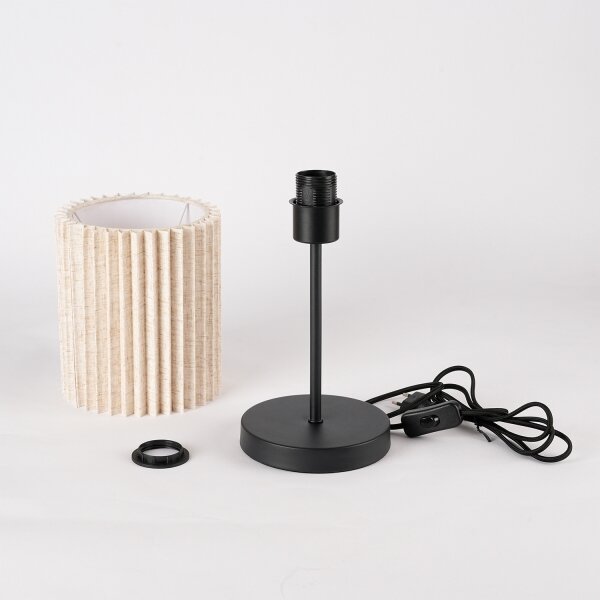 Brilagi - Lampă de masă NORDIC WAVE 1xE27/15W/230V in/negru
