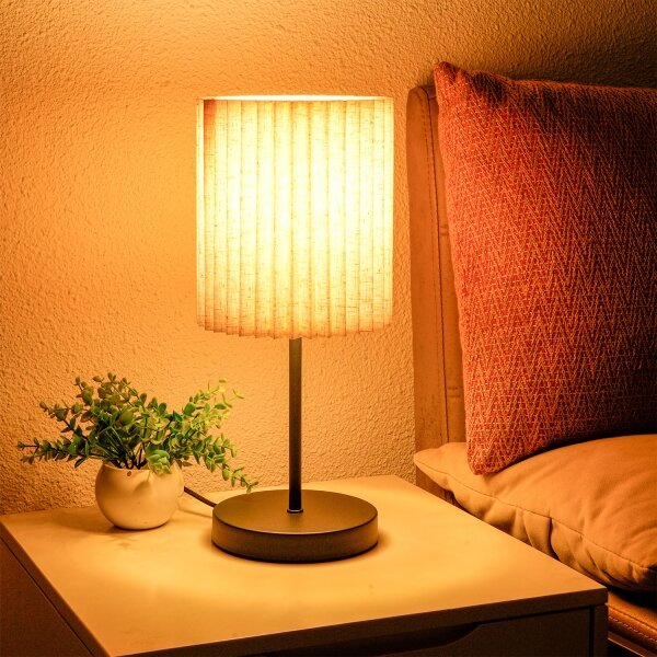 Brilagi - Lampă de masă NORDIC WAVE 1xE27/15W/230V in/negru