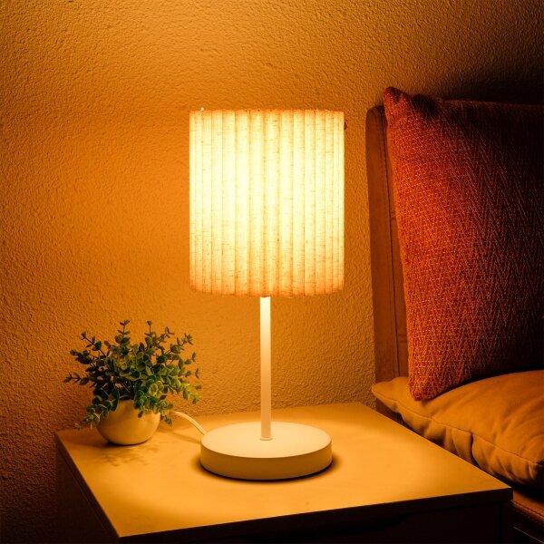 Brilagi - Lampă de masă NORDIC WAVE 1xE27/15W/230V in/alb