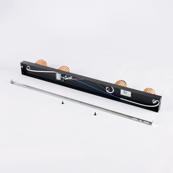 Brilagi - Corp de iluminat cu spoturi ODENSE 4xE14/10W/230V lemn/negru