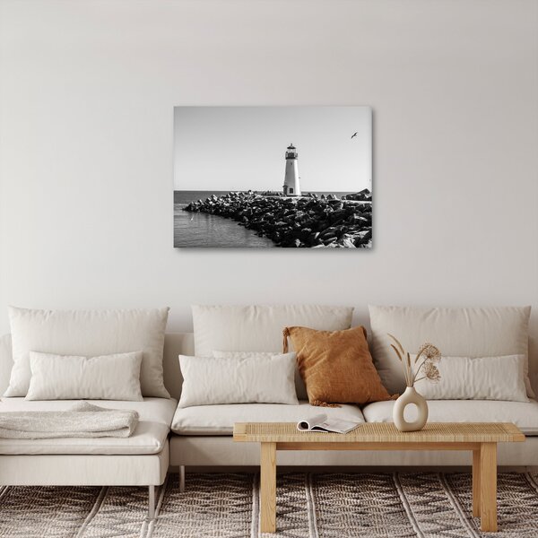 Tablou - Far de pe coastă, Santa Cruz, California (70x50 cm)