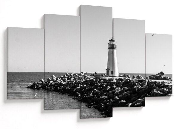 Tablou - Far de pe coastă, Santa Cruz, California (150x105 cm)