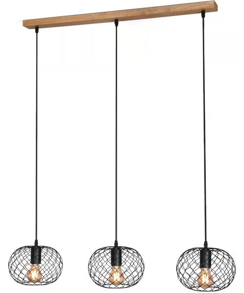 Brilo 4037-035 - Lustră WINKI cu cablu 3xE27/40W/230V