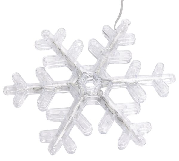 Aigostar - Ghirlandă LED pentru exterior, 84 LED, 230 V, 1,2 x 1 m, IP44, alb cald, fulgi de zăpadă