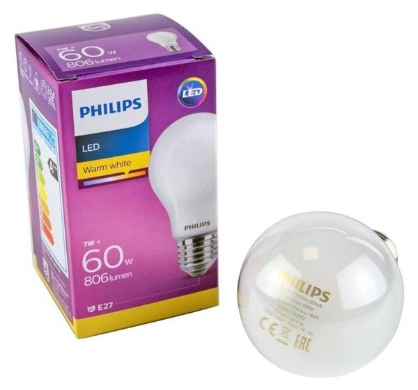 Bec LED Philips E27/7W/230V 2700K