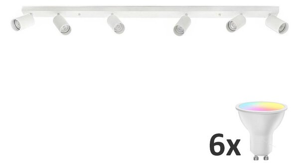 Spot LED RGBW ANGIE 6xGU10/6,5W/230V alb