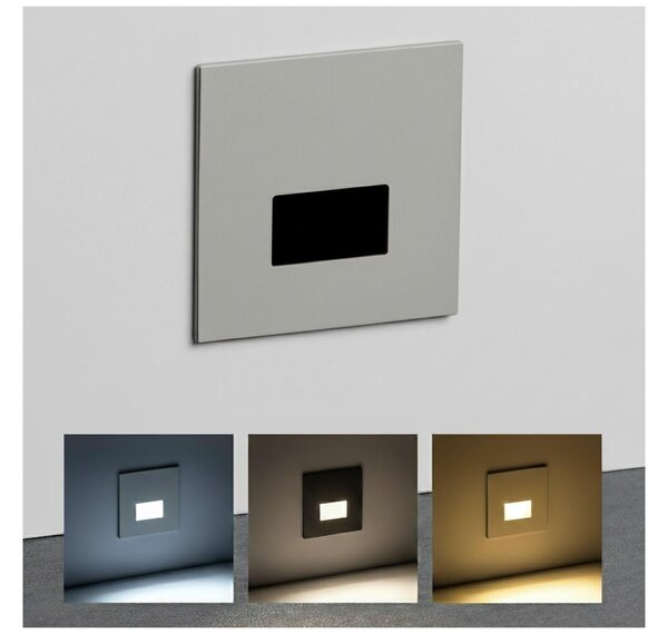 Brilagi - Aplică LED pentru scări JACK, 3W, 230V, 3000/4000/6500K, IP65, gri