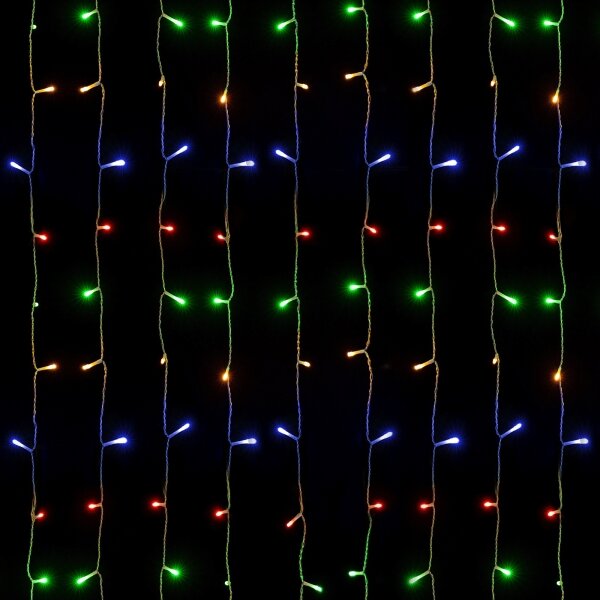 Aigostar - Ghirlandă LED pentru exterior 234 LED-uri / 8 funcții 1,2 x 1,8 m IP44 multicolor