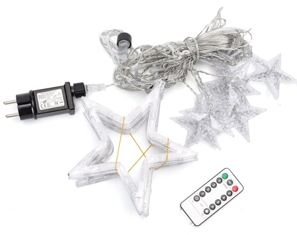 Aigostar - Ghirlandă LED de Crăciun pentru exterior, 120xLED/6W/230V/8 funcții, 3x0,6 m, IP44, alb cald + telecomandă