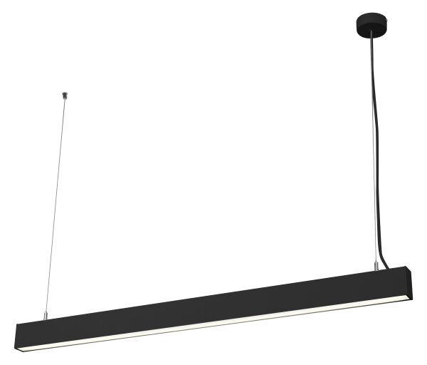 Osram - Lustră LED reglabilă suspendată pe cablu OFFICE LINE LED/42W/230V 112,6 cm neagră